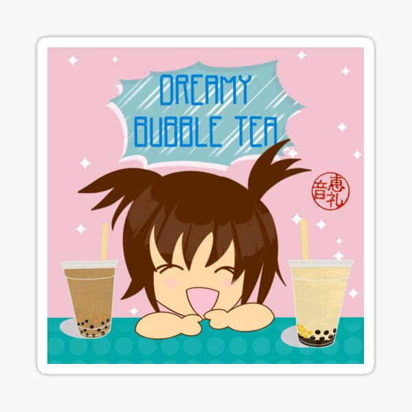 Dreamy Bubble Tea Sticker