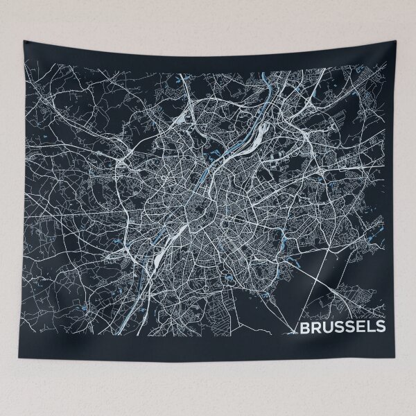 Item preview, Streets of Brussels designed and sold by ZionicArt.