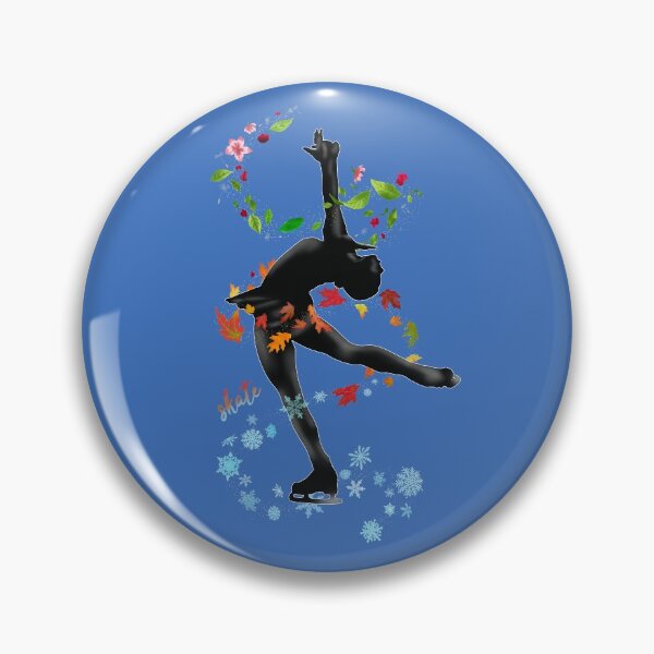Item preview, Skate Ice Figure Skating Four Seasons | Women Girls Teens Kids Workout Gear & Gifts designed and sold by KirstyNadineArt.