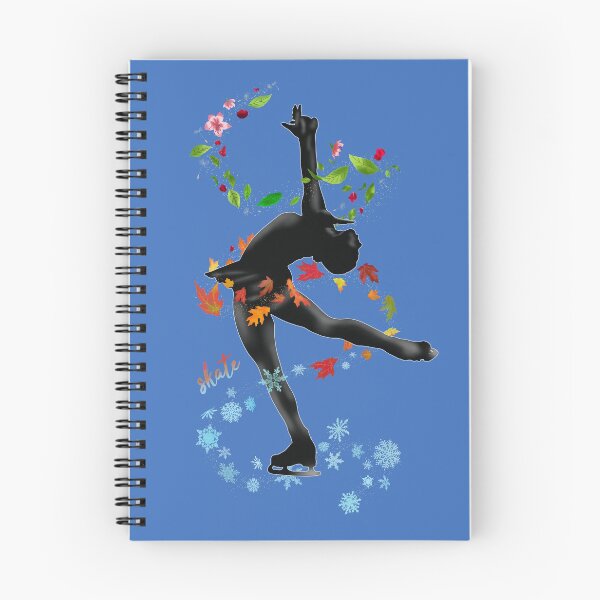 Item preview, Skate Ice Figure Skating Four Seasons | Women Girls Teens Kids Workout Gear & Gifts designed and sold by KirstyNadineArt.