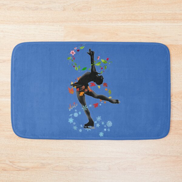 Item preview, Skate Ice Figure Skating Four Seasons | Women Girls Teens Kids Workout Gear & Gifts designed and sold by KirstyNadineArt.