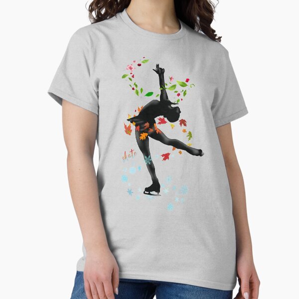 Item preview, Skate Ice Figure Skating Four Seasons | Women Girls Teens Kids Workout Gear & Gifts designed and sold by KirstyNadineArt.