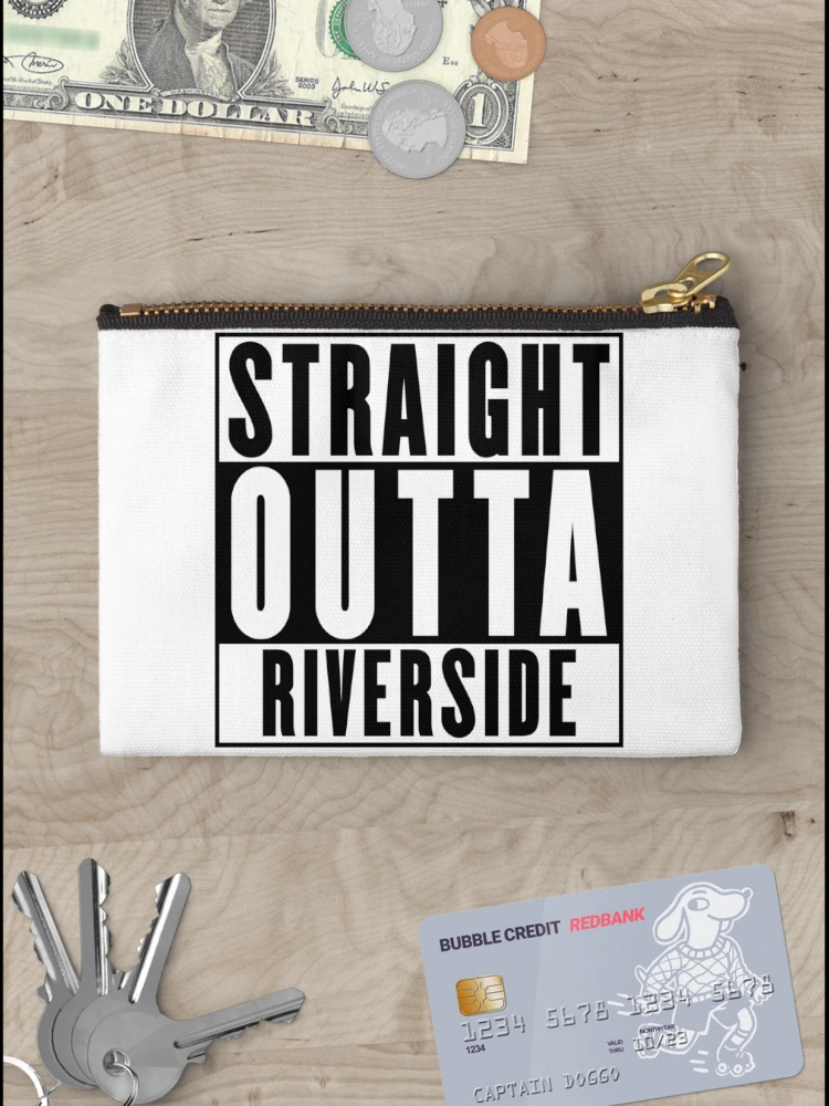 Thumbnail 3 of 4, Zipper Pouch, Straight Outta Riverside designed and sold by RandomStuffShop.