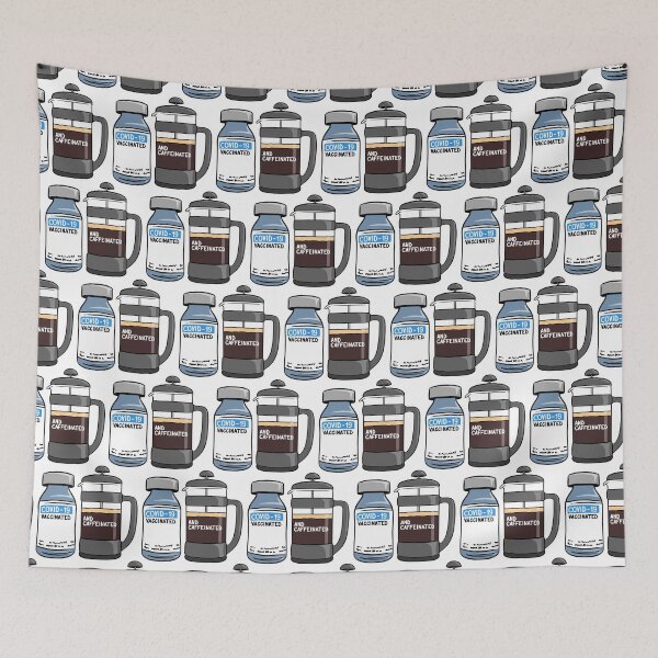 Item preview, Vaccinated and Caffeinated designed and sold by Jared Hart.
