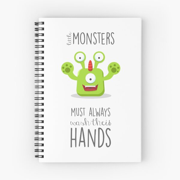 Item preview, Monster reminder for children of the bathroom rules! designed and sold by artisanobscure.