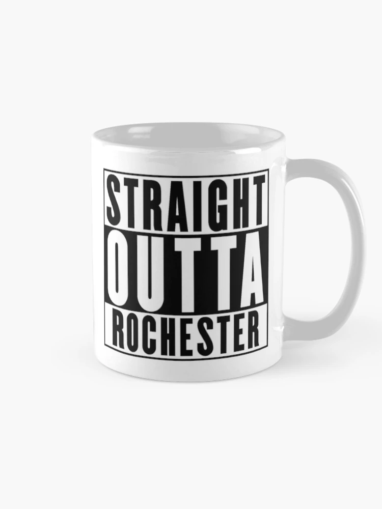 Thumbnail 3 of 6, Coffee Mug, Straight Outta Rochester designed and sold by RandomStuffShop.
