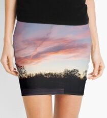Welsh sunrise landscape Mini Skirt