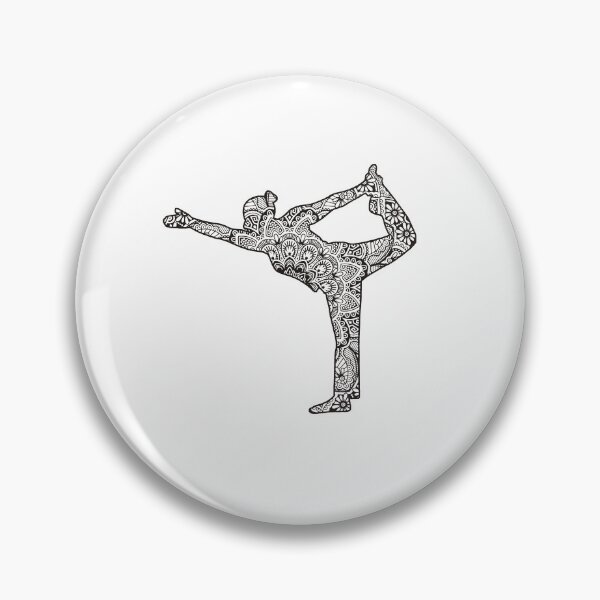 Item preview,   Yoga asana yoga position in mandala style designed and sold by bernd49.