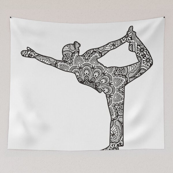 Item preview,   Yoga asana yoga position in mandala style designed and sold by bernd49.