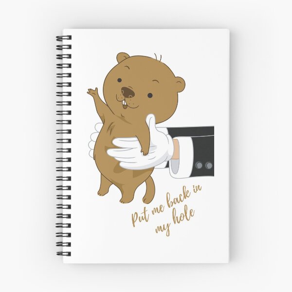 Item preview, groundhog day meme put me back in my hole designed and sold by mystery-t.