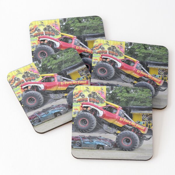 Item preview, r2633/ 31 Show freestyle Cascadeurs  Finition 2021 / " Un Camion Rouge en Colére et en Action " (c)(t)  by Olavia-Olao  Okaio Créations  designed and sold by o.okaïo.