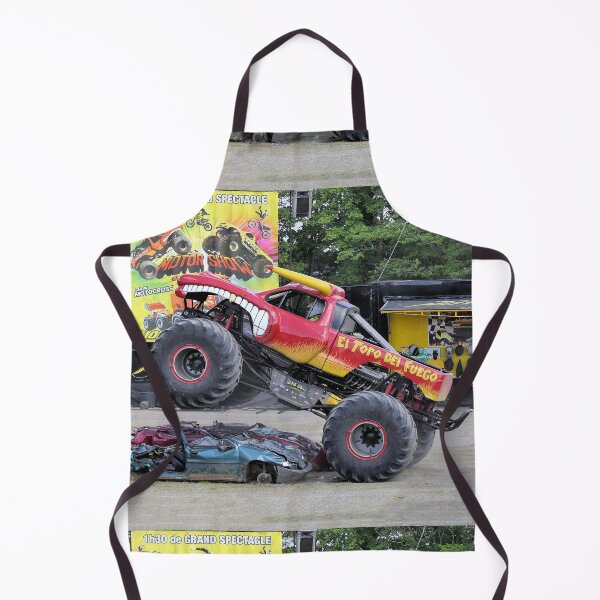 Item preview, r2633/ 31 Show freestyle Cascadeurs Finition 2021 / " Un Camion Rouge en Colére et en Action " (c)(t) by Olavia-Olao Okaio Créations designed and sold by o.okaïo.