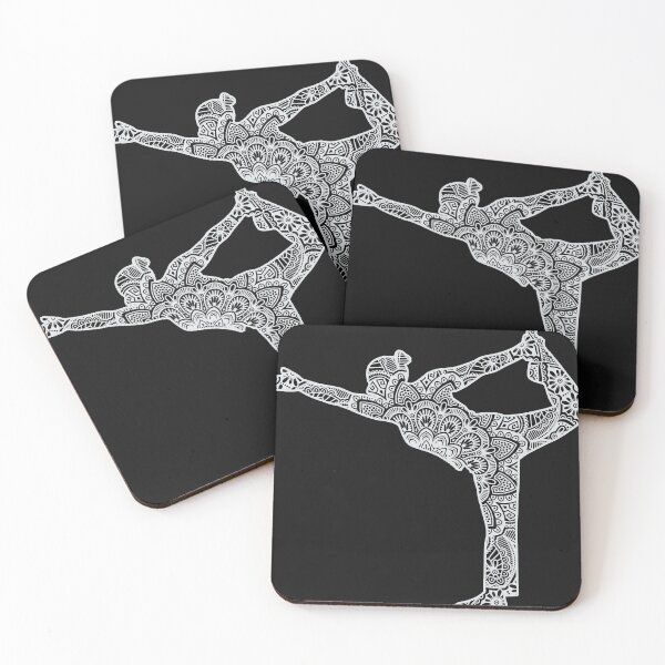 Item preview, Yoga asana yoga position in mandala style designed and sold by bernd49.