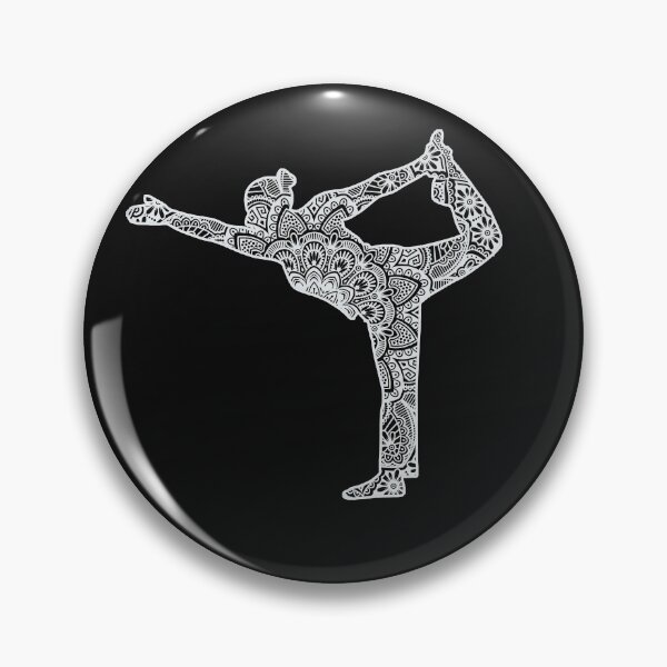 Item preview, Yoga asana yoga position in mandala style designed and sold by bernd49.