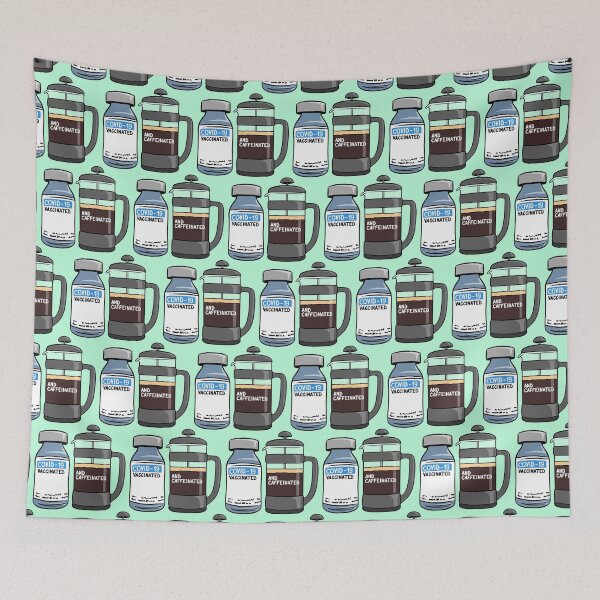 Item preview, Vaccinated and Caffeinated designed and sold by Jared Hart.