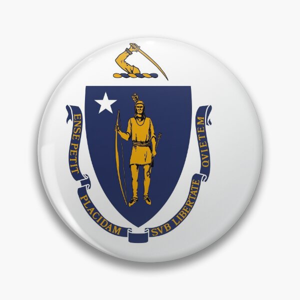 Item preview, Flag of Massachusetts designed and sold by Inimma.