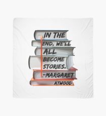 Margaret Atwood and Books Scarf
