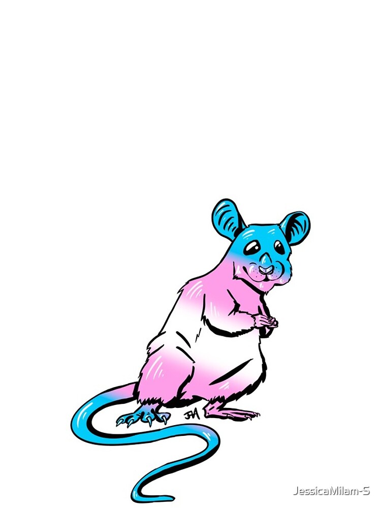 Thumbnail 4 of 4, iPhone Case, Trans Rats (Rights) designed and sold by JessicaMilam-S.