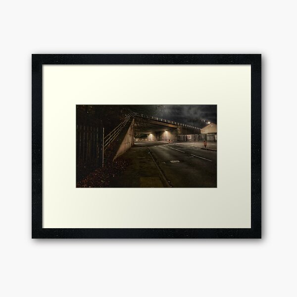 Under the Parkway Framed Art Print