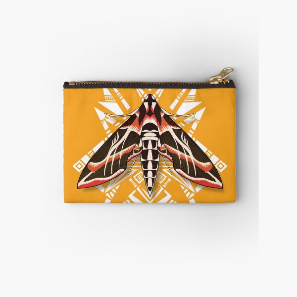 Item preview, Banded Sphinx Moth with Sacred Geometry Mandala designed and sold by Caitlin Cahill.