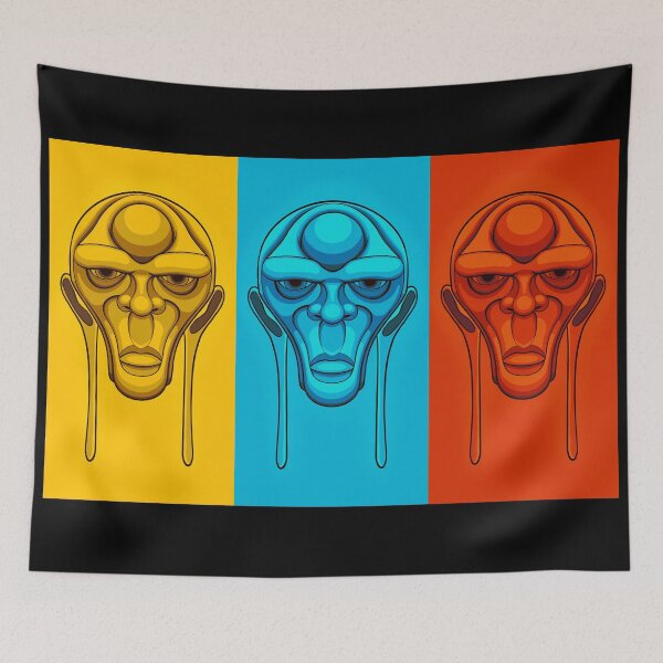 Item preview, Three Monks Illustration designed and sold by Disbalance.