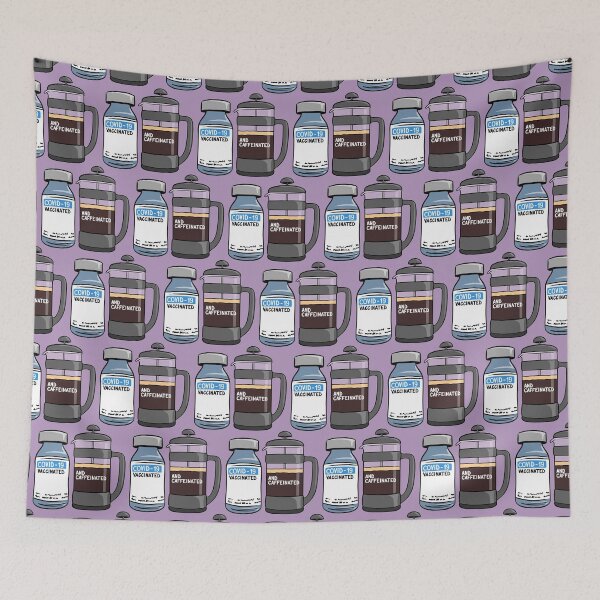 Item preview, Vaccinated and Caffeinated designed and sold by Jared Hart.