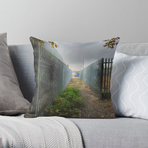 liminal path Throw Pillow