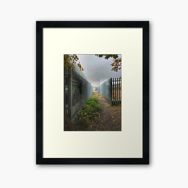 liminal path Framed Art Print