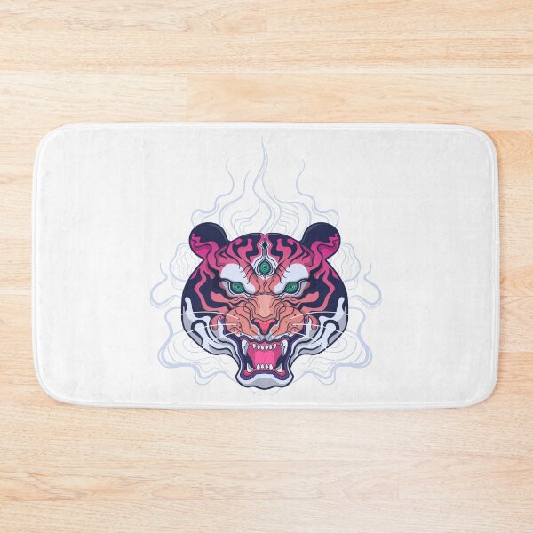 Item preview, Colourful Mythical Tiger Head designed and sold by sasigifts.