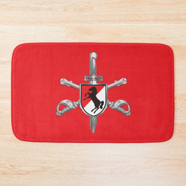 Item preview,  11th Armored Cavalry Regiment “Black Horse” Crossed Sabers designed and sold by SoldierAlways.