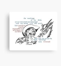 Teddy Roosevelt Picture Quote - America Canvas Print