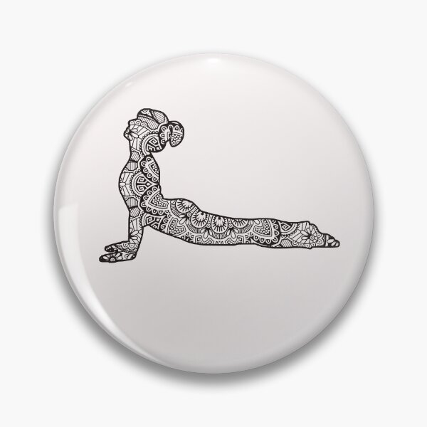 Item preview,  Yoga asana yoga position in mandala style designed and sold by bernd49.