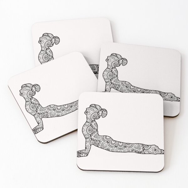 Item preview,  Yoga asana yoga position in mandala style designed and sold by bernd49.