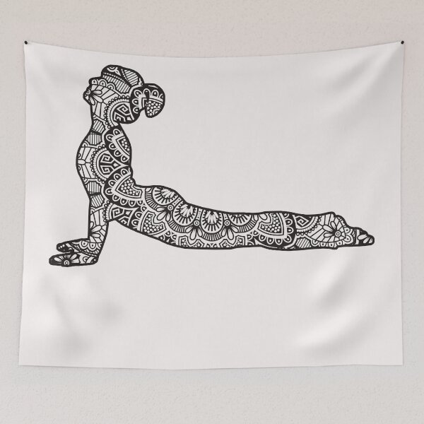 Item preview,  Yoga asana yoga position in mandala style designed and sold by bernd49.