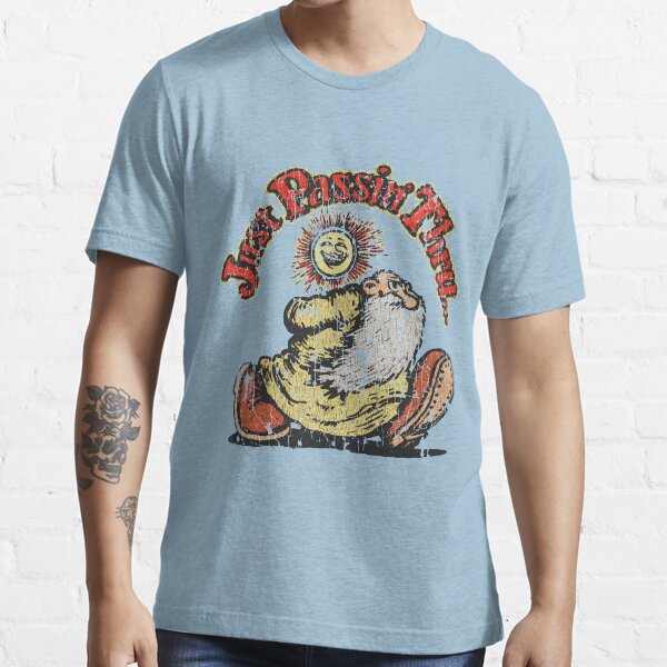 66 69 T-Shirt in blue. Made In England 1960 68 61 67 64 62 63 65