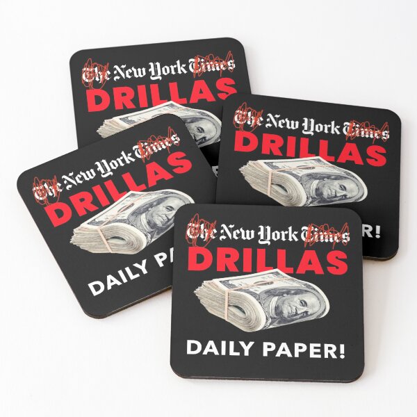 Item preview, New York drillas daily Paper! designed and sold by GrimeAndDrill.