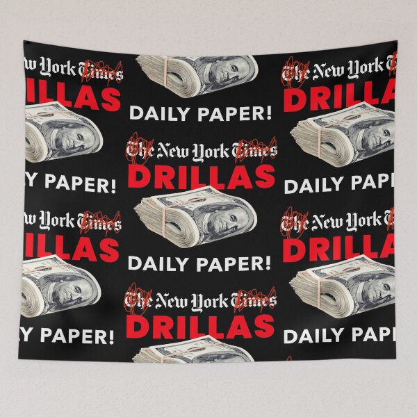 Item preview, New York drillas daily Paper! designed and sold by GrimeAndDrill.