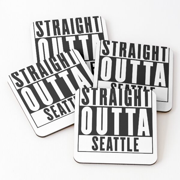 Item preview, Straight Outta Seattle designed and sold by RandomStuffShop.