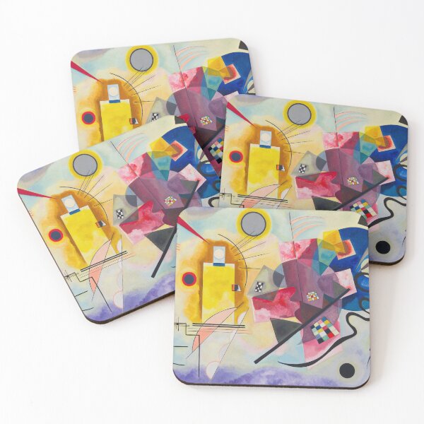 Item preview, Colorful Wassily Kandinsky, Kandinsky, Swinging, famous, abstract, painting, Die Kuh, japanese style painting, japanese ink art painting designed and sold by Qrhoo.