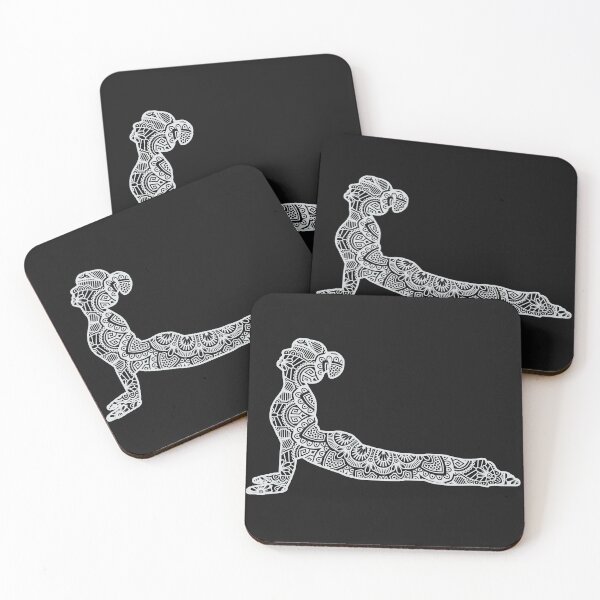 Item preview, Yoga asana yoga position in mandala style designed and sold by bernd49.