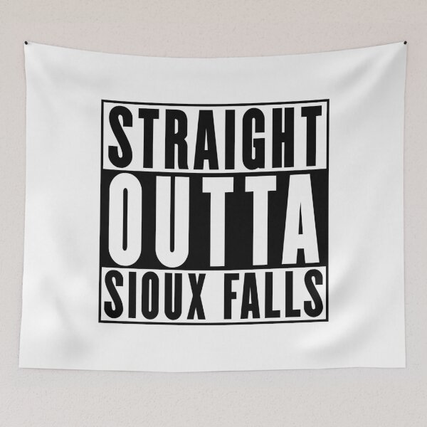 Artikelvorschau, Gerade Outta Sioux Falls entworfen und verkauft von RandomStuffShop.