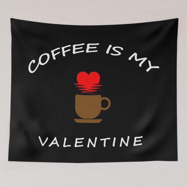 Item preview, Coffee is my valentine - smokey heart designed and sold by oxoxoxo.