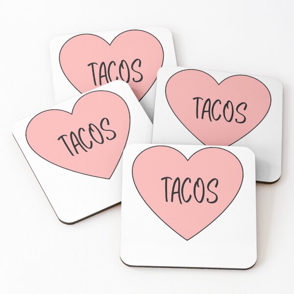 Item preview, I Love Tacos Heart designed and sold by env1nada.