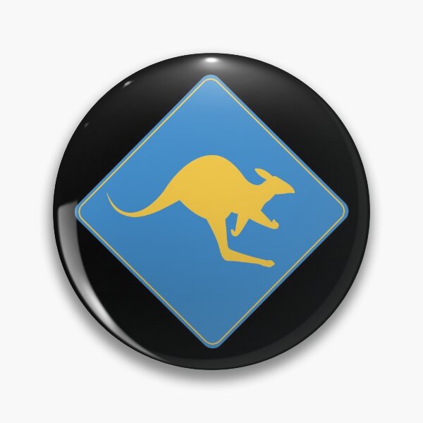 Item preview, Thumbs Up Kangaroo Road Sign designed and sold by FriendsList.