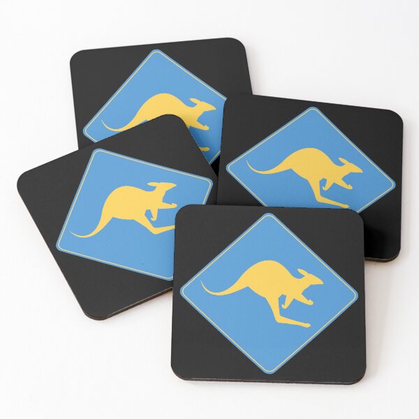 Item preview, Thumbs Up Kangaroo Road Sign designed and sold by FriendsList.