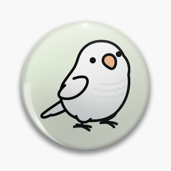 Item preview, Chubby White Quaker Parrot designed and sold by birdhism.