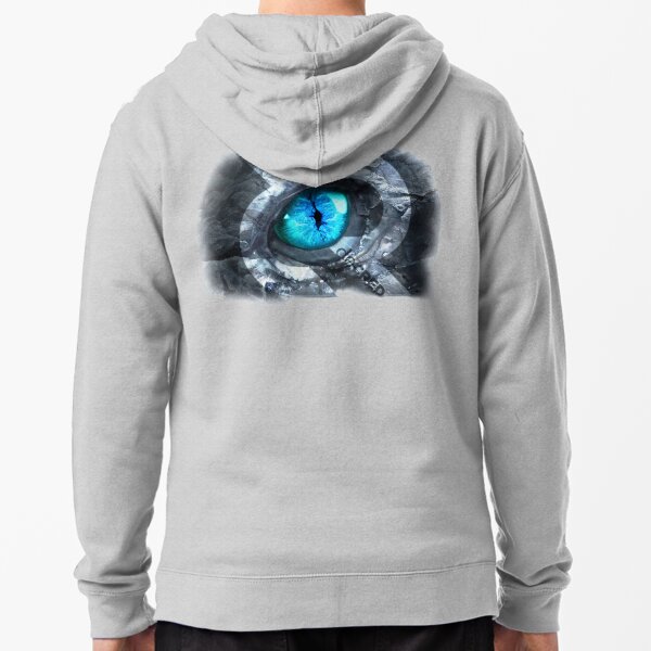 Decred the Armored Lizard Zipped Hoodie