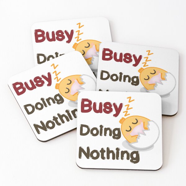 Item preview, Busy Doing Nothing, Lazy Little Chicken designed and sold by Nadisth.