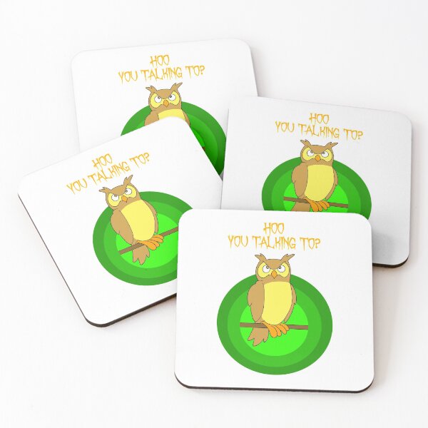 Item preview, Hoo You Talking To? designed and sold by BlazeBelushi.