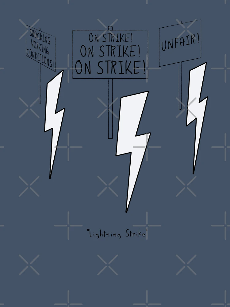 Thumbnail 7 of 7, Oversized T-Shirt, Lightning Strike [Roufxis-Rb] designed and sold by RoufXis.